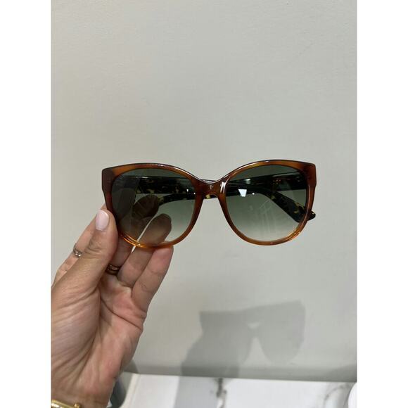Gucci Light Havana Cat-Eye Sunglasses with Gradient Lenses - Picture 2 of 4